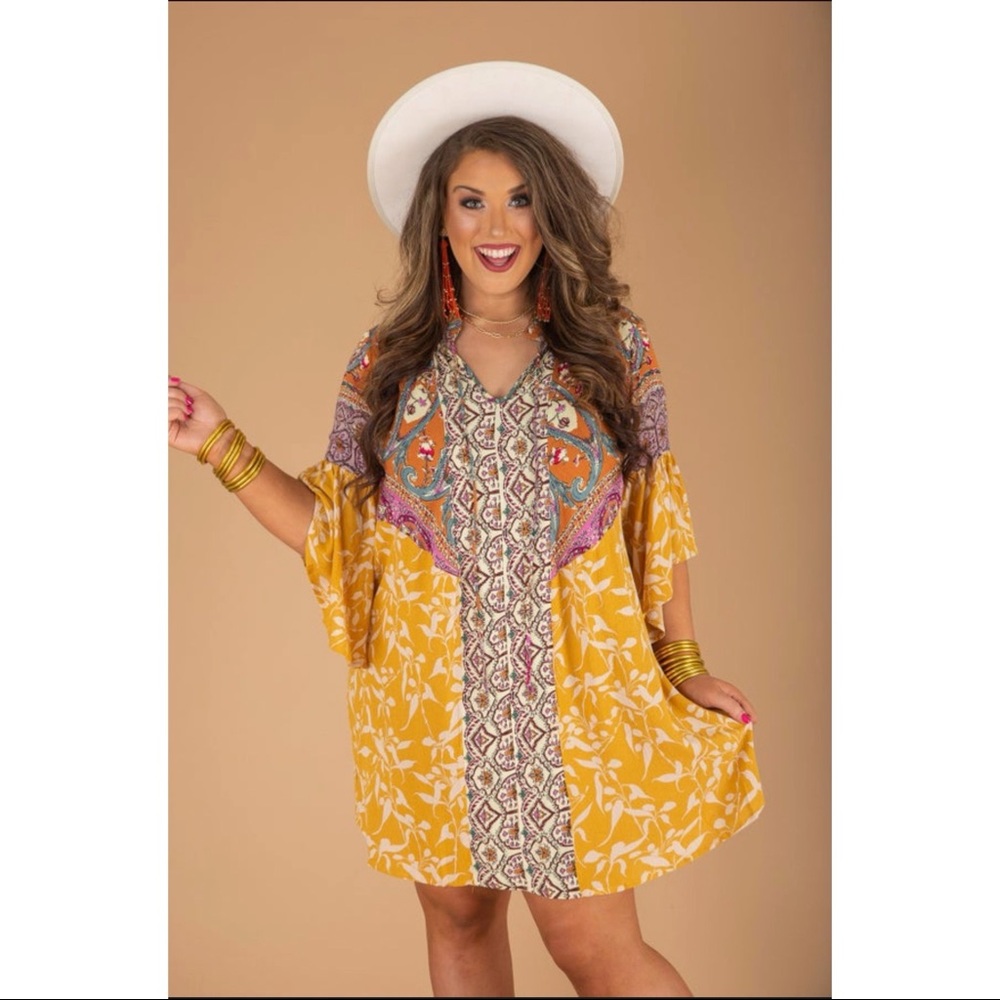 Umgee 100% rayon size medium dress